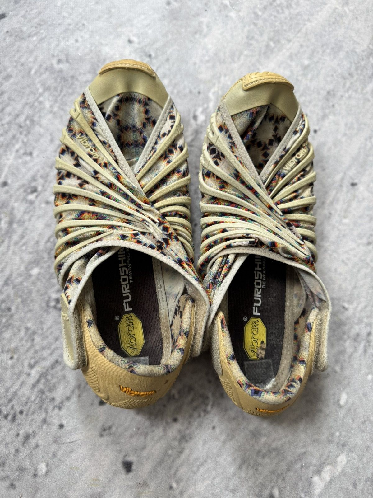 Japanese Brand × Vibram Vibram Japanese style FUROSHIKI Y2K size US 7-7.5 Size US 7 / IT 37 - 4 Thumbnail