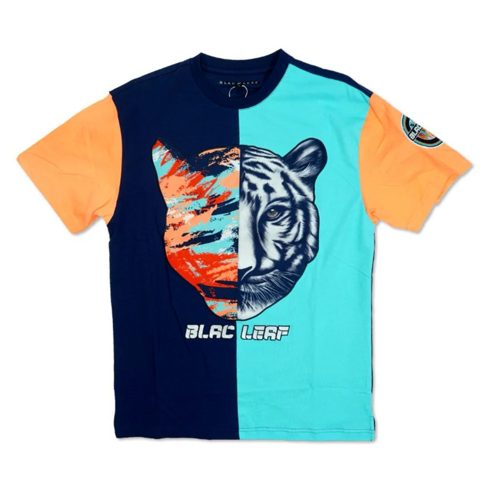 & Other Stories BLACK LEAF SPLIT TIGER SHIRT MENS SZ LARGE MULTI-COLOR Size US L / EU 52-54 / 3 - 2 Thumbnail