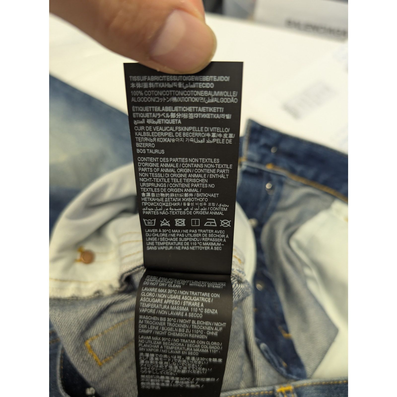 Saint Laurent Paris o1rshd1 Relaxed Straight Denim Jeans in Deauville Beach Blue Size US 32 / EU 48 - 17 Thumbnail