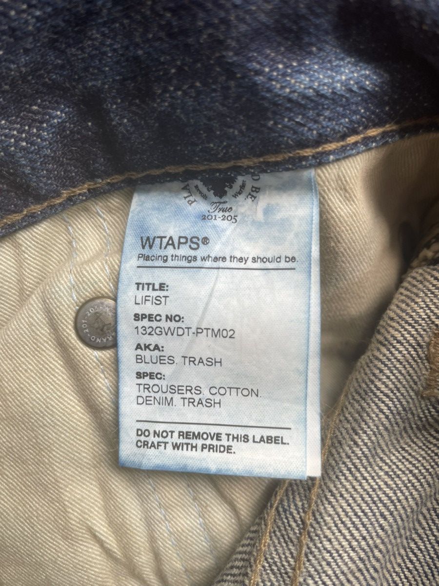 Wtaps FW13 WTAPS LIFIST Thrashed Denim Pants Size US 31 - 11 Thumbnail