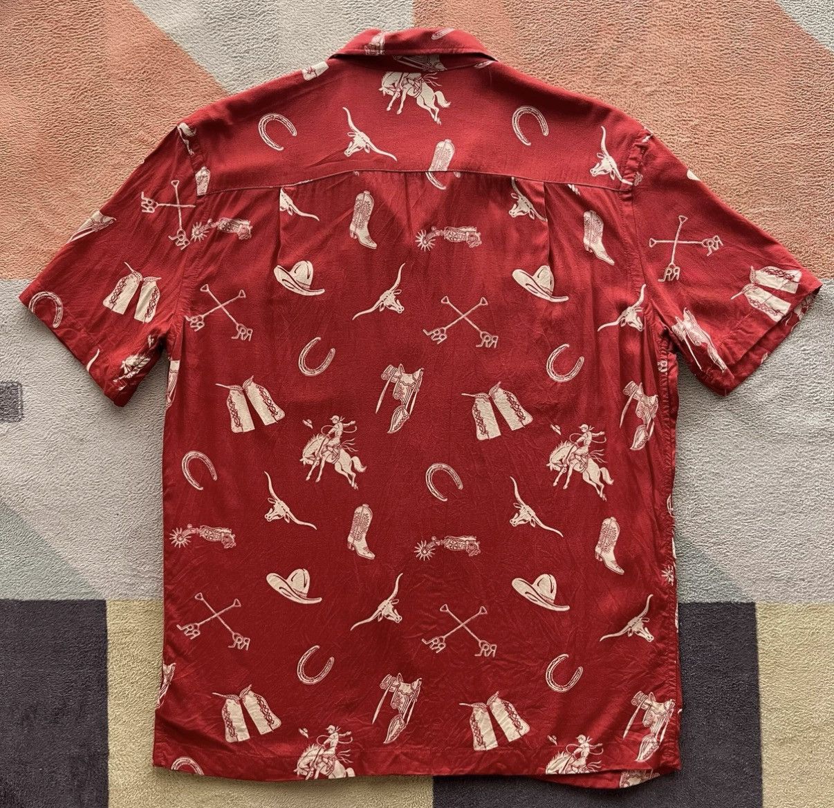 RRL Ralph Lauren RRL Ralph Lauren Double RL Hawaiian Short Sleeve Shirt K22 Size US S / EU 44-46 / 1 - 2 Thumbnail
