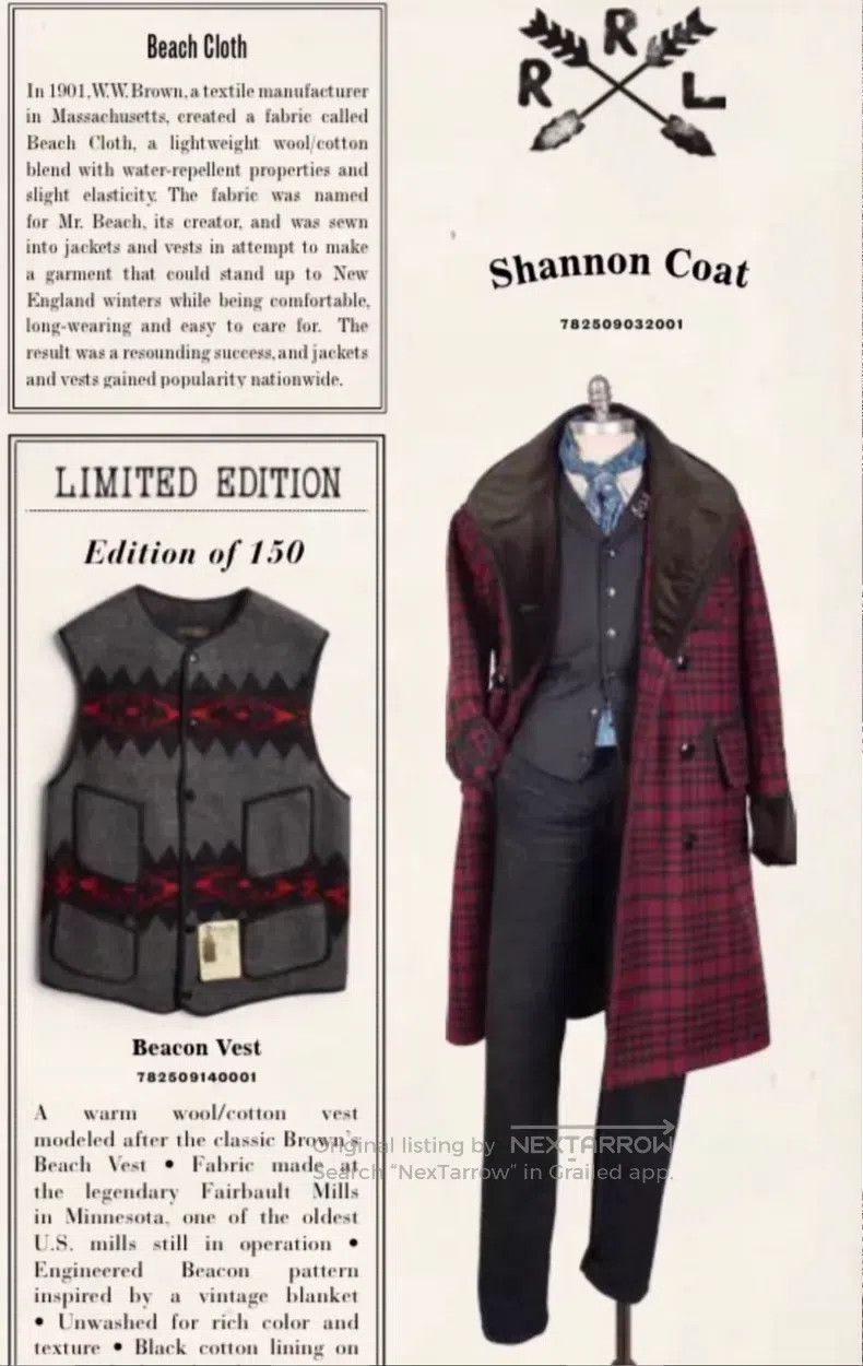 RRL Ralph Lauren RRL Ralph Lauren Classic Old Red Haige Musician Coat Size US S / EU 44-46 / 1 - 2 Thumbnail