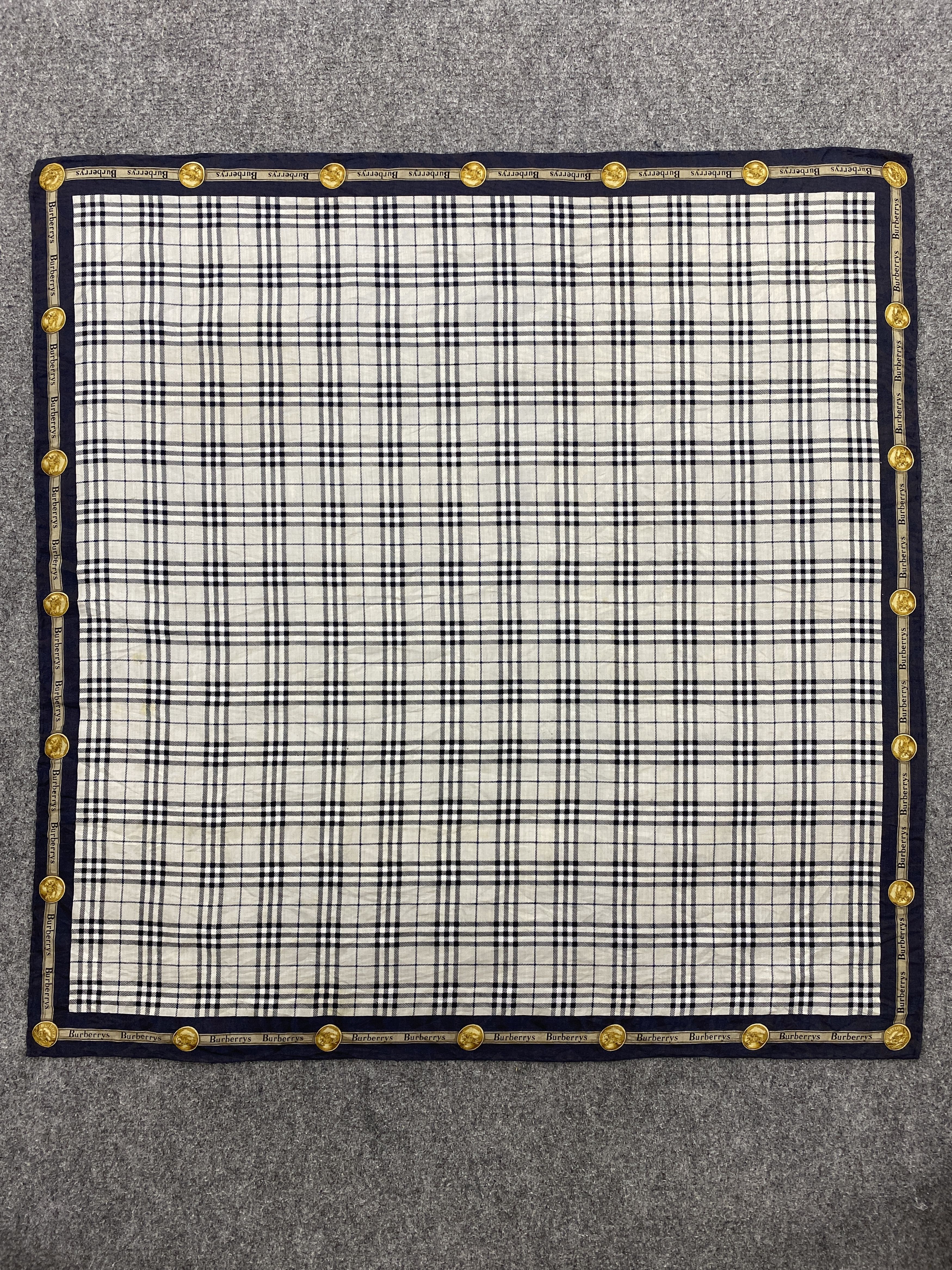 Burberry Vintage Burberry Handkerchief / Neckerchief HKC0926 Size ONE SIZE - 4 Thumbnail