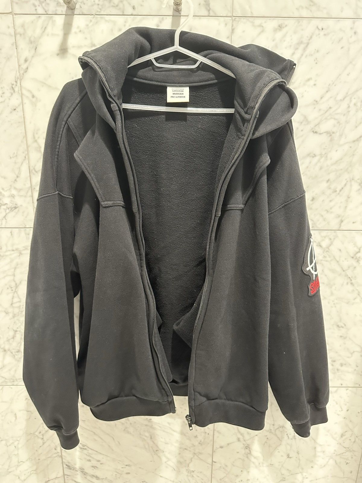 Vetements Rare Vetements x Demna Anarchy Full Mask Zip Up Hoodie Size US M / EU 48-50 / 2 - 10 Thumbnail
