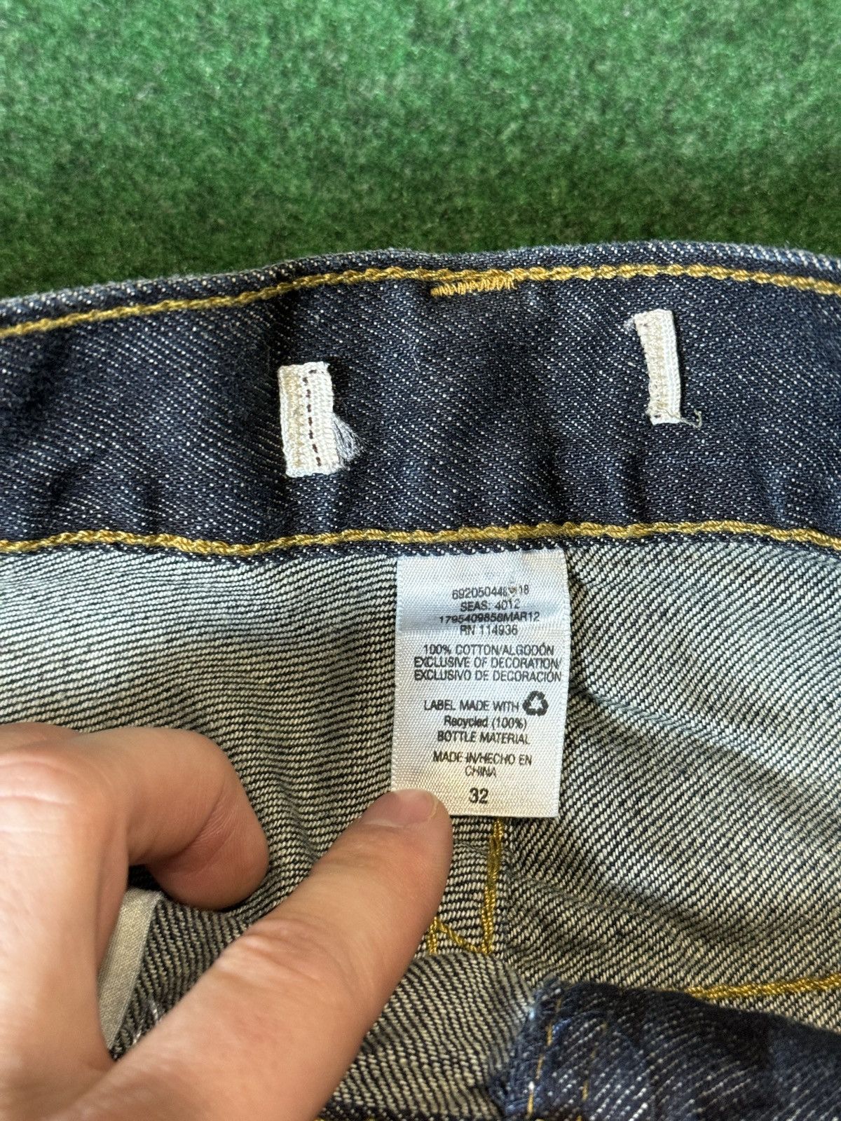 Other Y2K Baggy Jorts 14” Hip Hop Below Knee Denim Shorts Size US 34 / EU 50 - 3 Thumbnail
