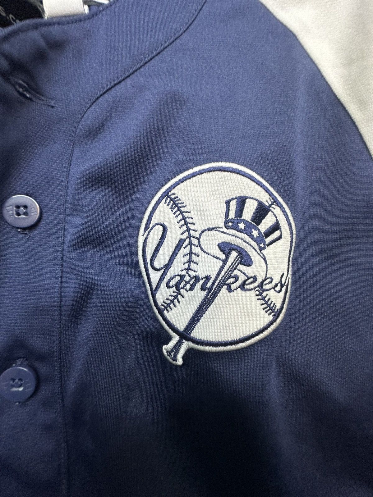 Adidas Adidas Yankees jersey Jeter #2 button-up M very good Size US M / EU 48-50 / 2 - 2 Thumbnail