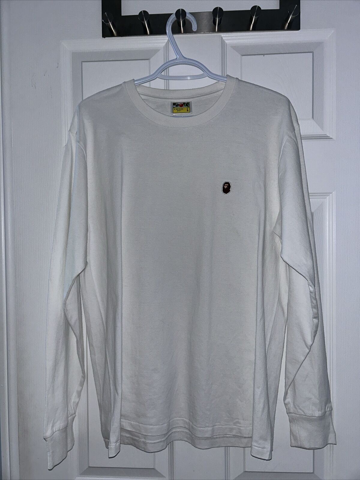 Bape Ape Head One Point Relaxed Fit L/S Tee Size US L / EU 52-54 / 3 - 1 Thumbnail