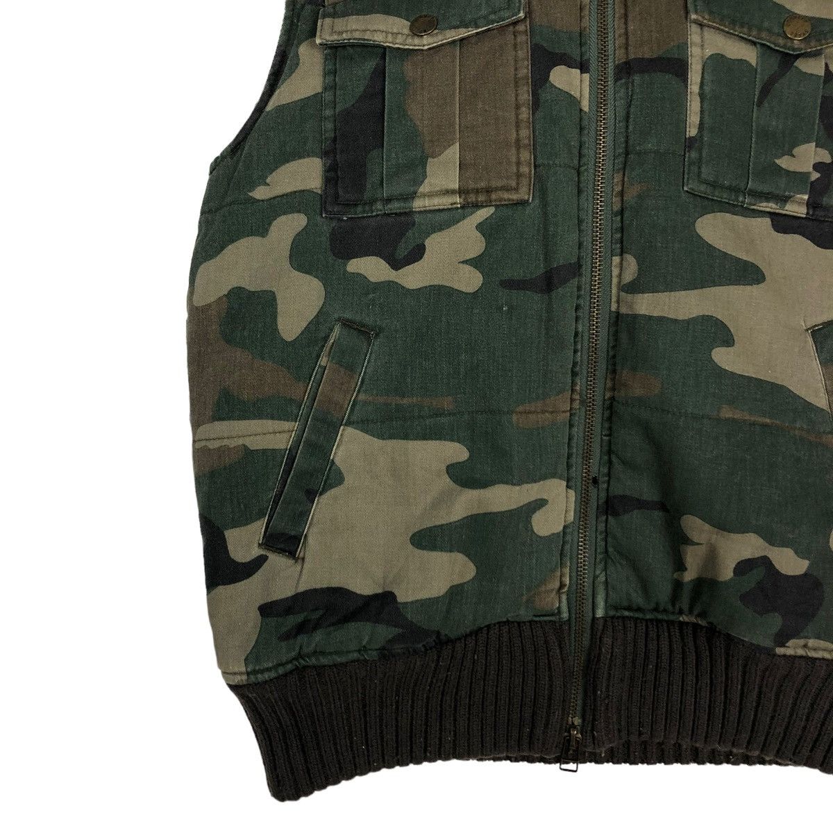 Japanese Brand 🔥BIKER PARACHUTE BONDAGE DESIGN TANK TOP MILITARY CAMO Size US L / EU 52-54 / 3 - 4 Thumbnail