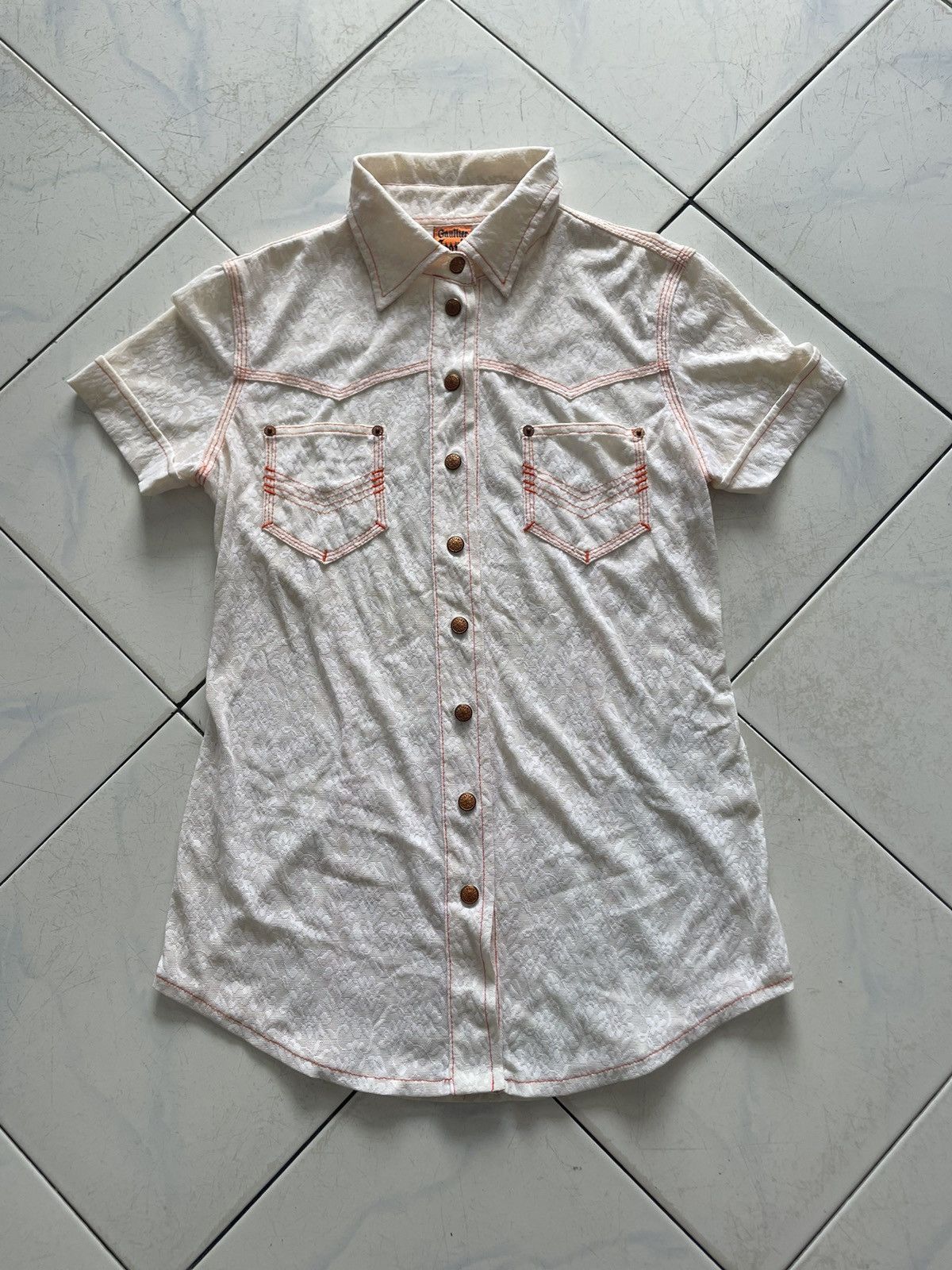 image of 1990S Jean Paul Gaultier in White, Women's (Size Medium)