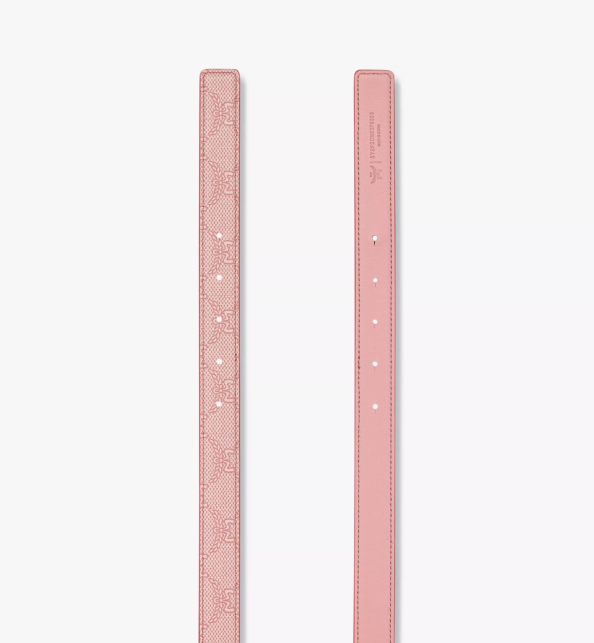 MCM o1mt1gz0725 Size: OS / Reversible Belt in Pink Size ONE SIZE - 2 Thumbnail
