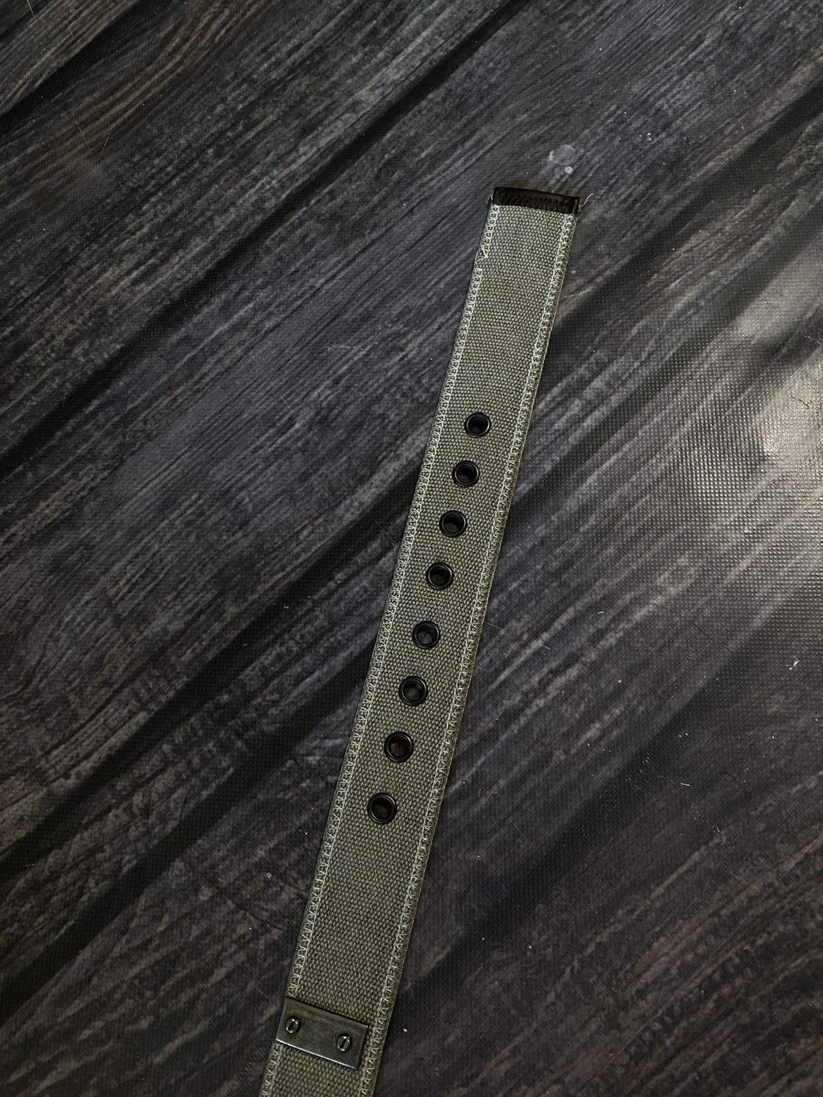 Armani Armani Army Vintage Big Logo Belt y2k Size ONE SIZE - 4 Thumbnail