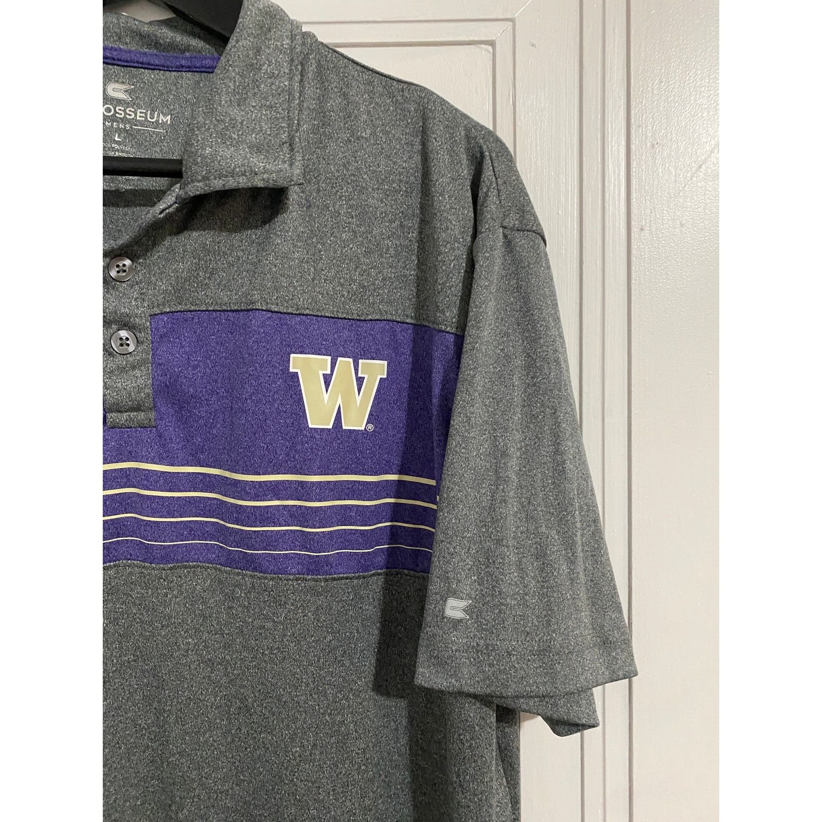 Colosseum Athletics Washington Huskies Golf Polo Men's Size Large Size US L / EU 52-54 / 3 - 2 Thumbnail