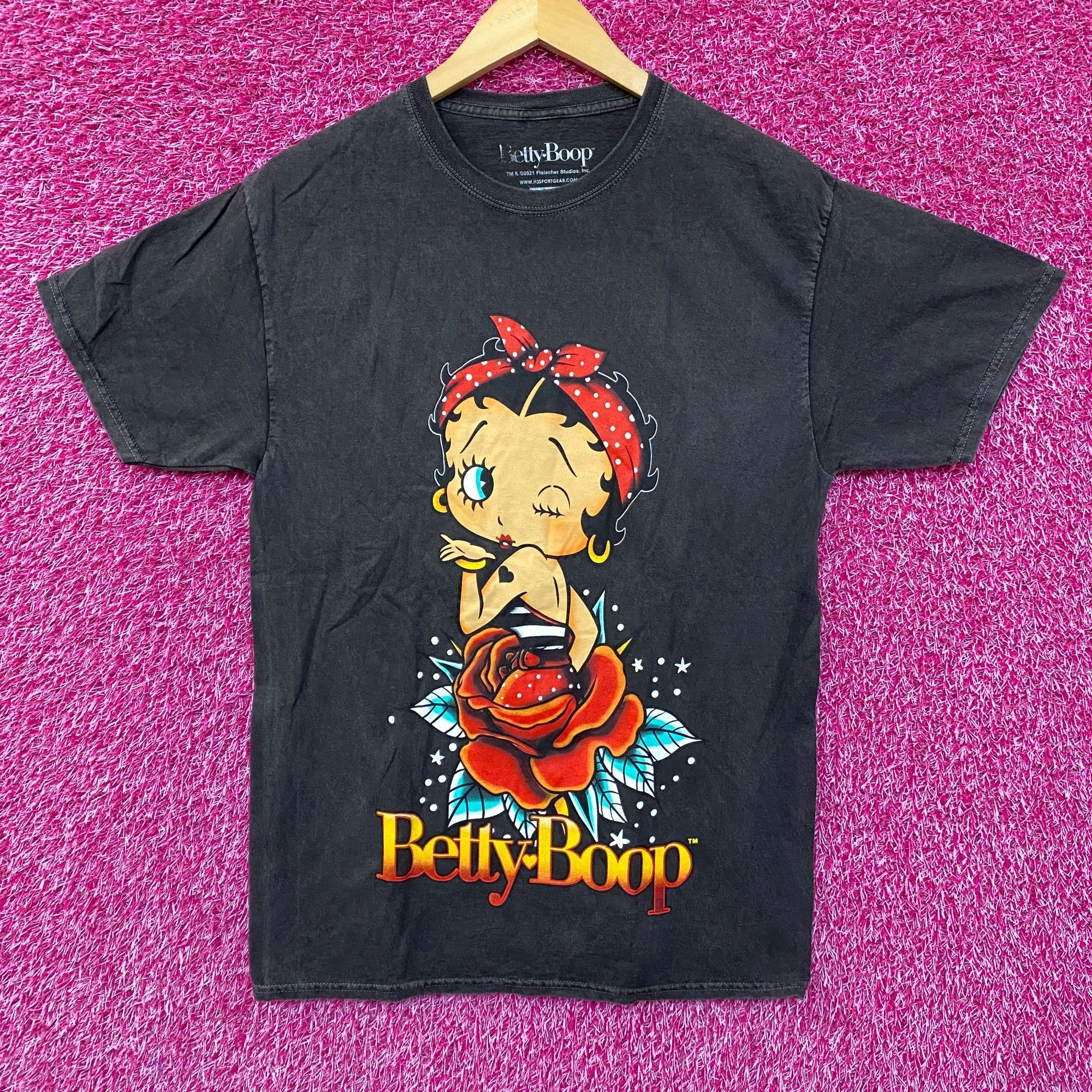 Other Betty Boop Rose Design T-Shirt S/M Size US M / EU 48-50 / 2 - 1 Thumbnail