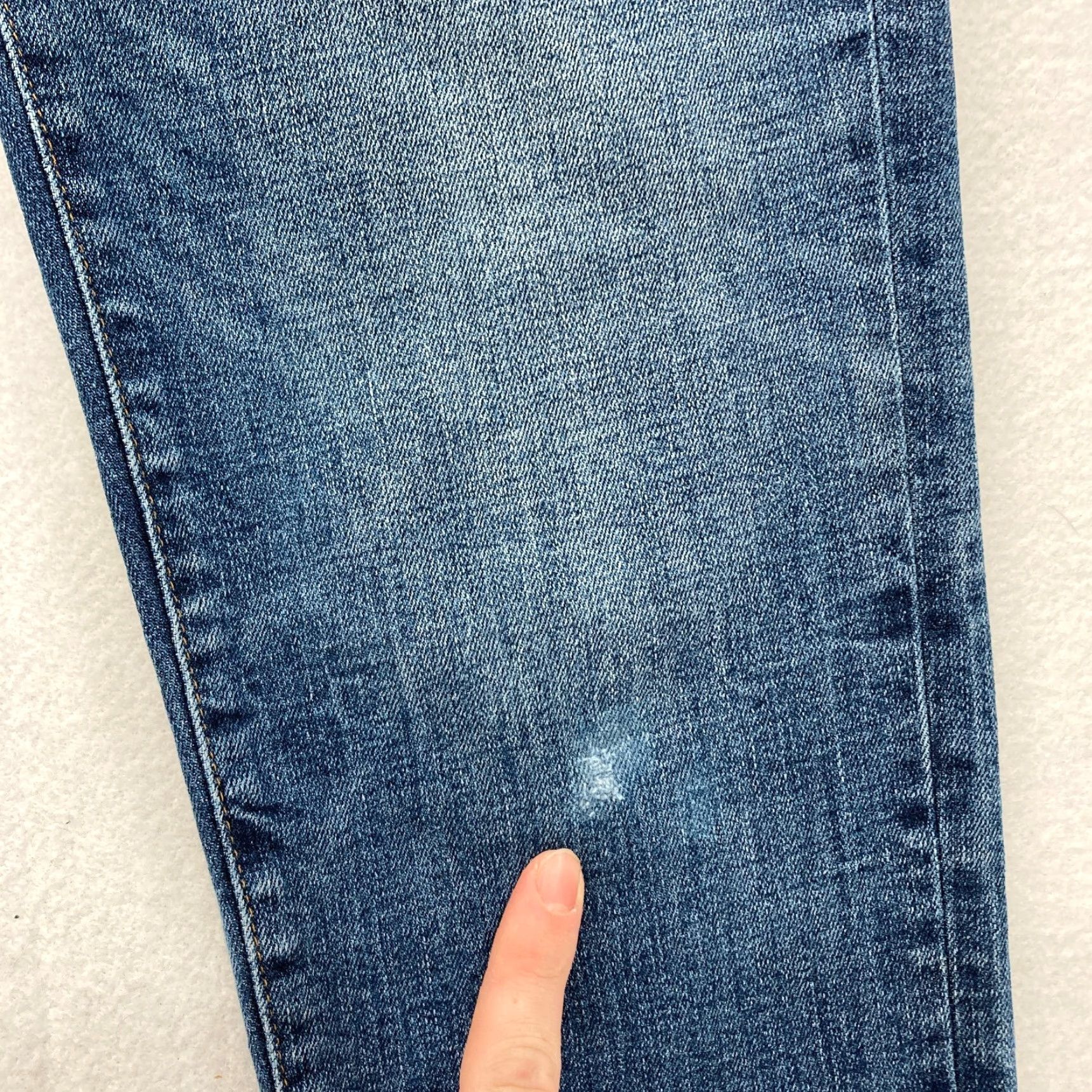 American Eagle Outfitters American Eagle Outfitters Jeans Mens 28x32 Skinny Medium Blue Stretch Denim Pant Distressed Size US 28 / EU 44 - 4 Thumbnail