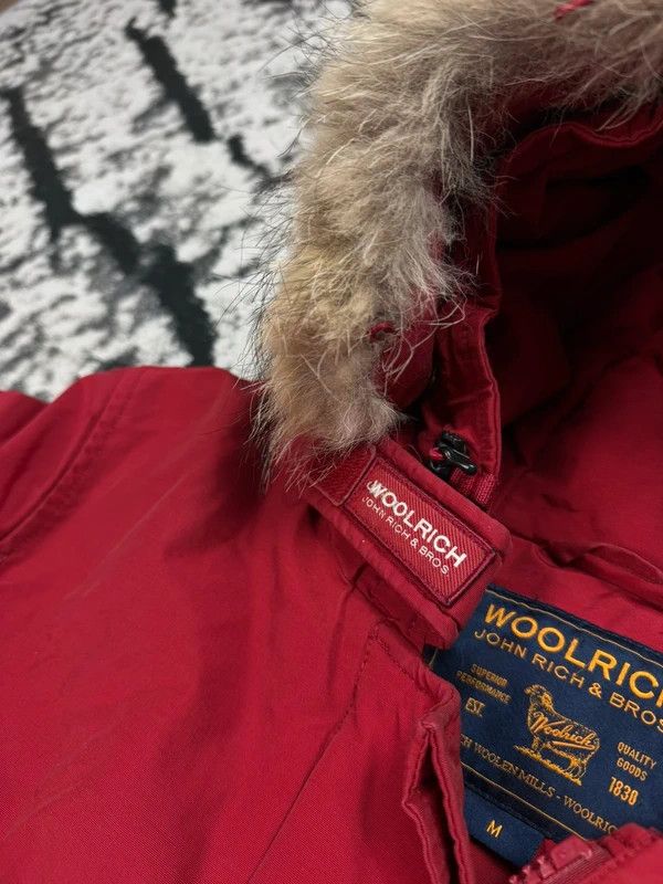 Other Woolrich red M logo winter parka jacket Size M / US 6-8 / IT 42-44 - 4 Thumbnail