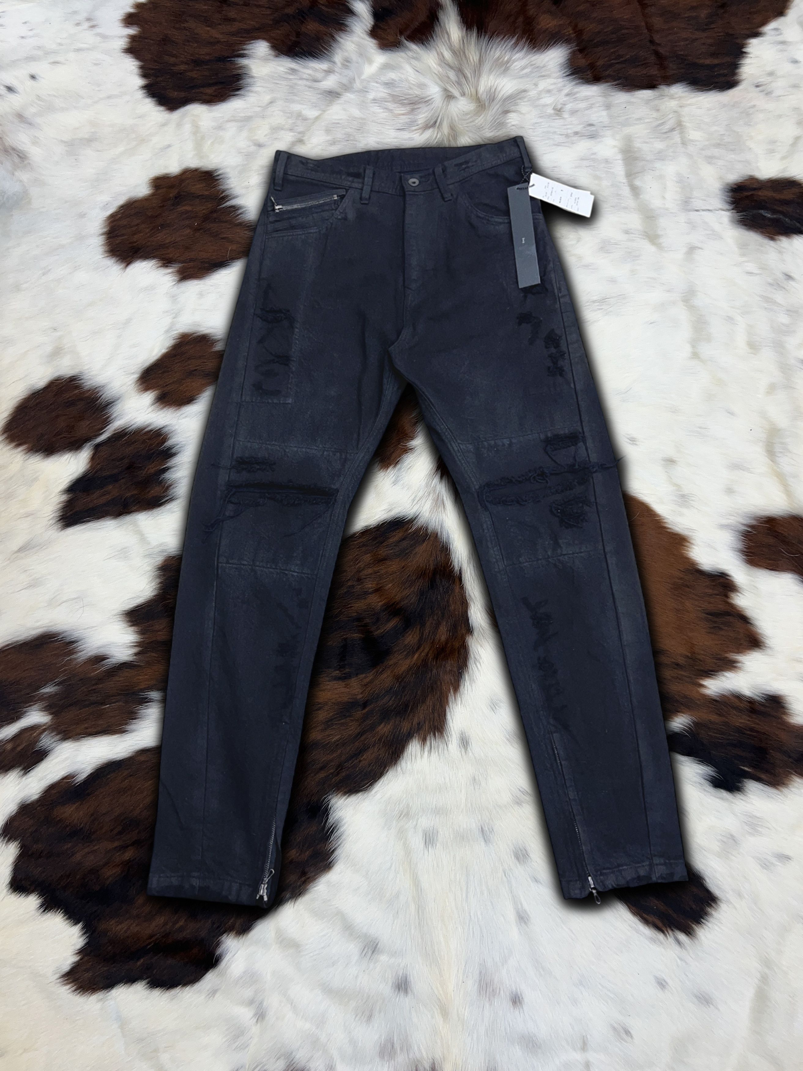 Julius Julius 18FW Semi Curved Distressed Jean Size US 28 / EU 44 - 1 Thumbnail