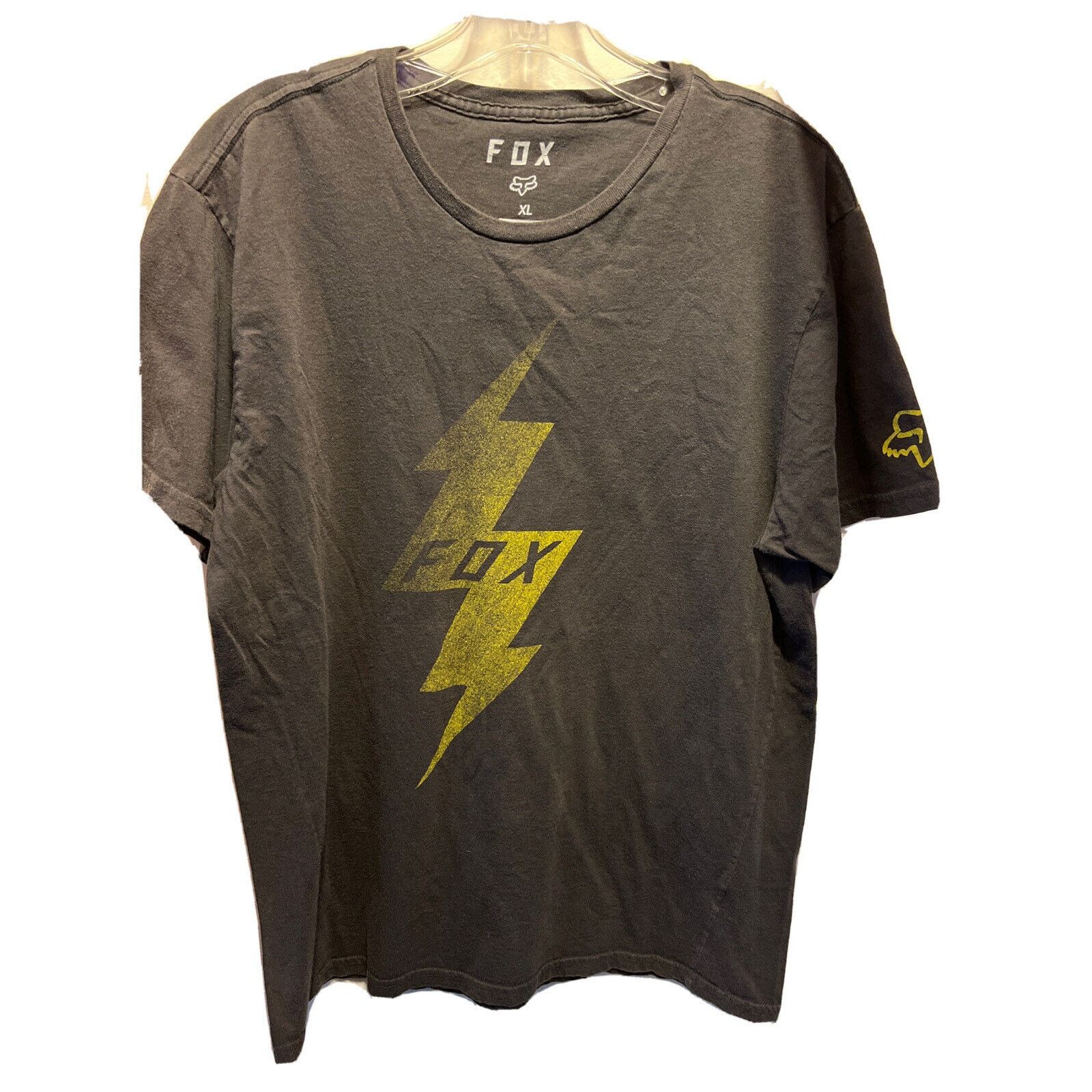 Fox Racing Fox mens XL Gray short sleeve premium cotton Graphic T-Shirt Size US XL / EU 56 / 4 - 1 Thumbnail