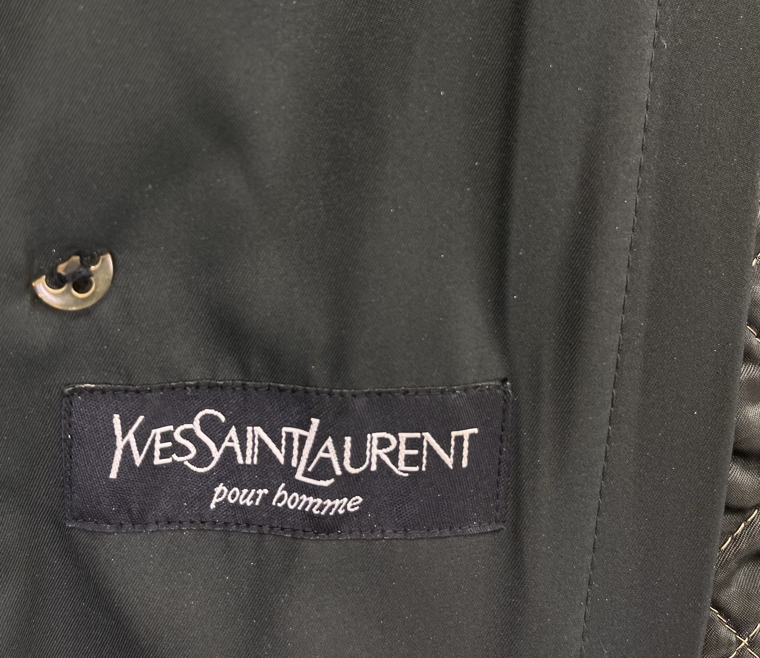 Yves Saint Laurent Vintage Yves Saint Laurent Luxury Button Up Coat Jacket Size US L / EU 52-54 / 3 - 8 Thumbnail