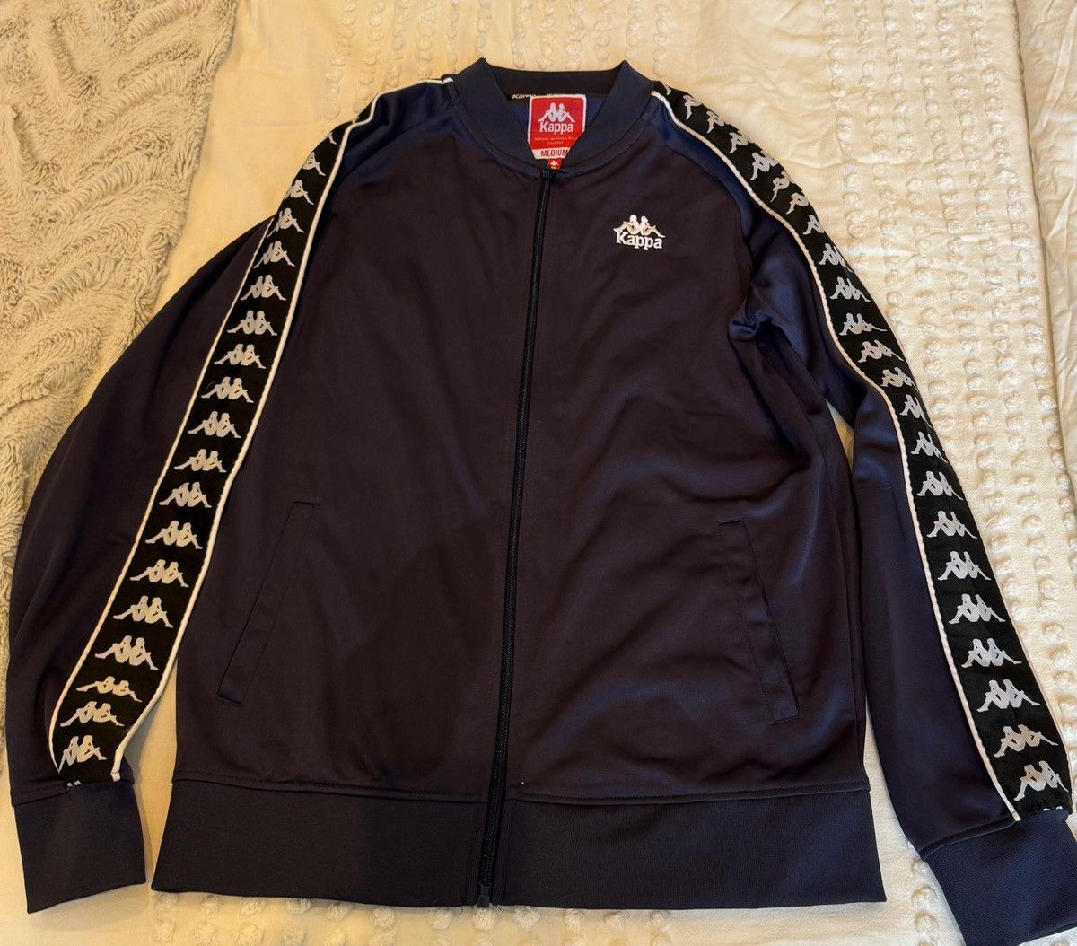 Kappa Kappa Zip-Up Sweater Dark Blue Size M Size US M / EU 48-50 / 2 - 5 Thumbnail