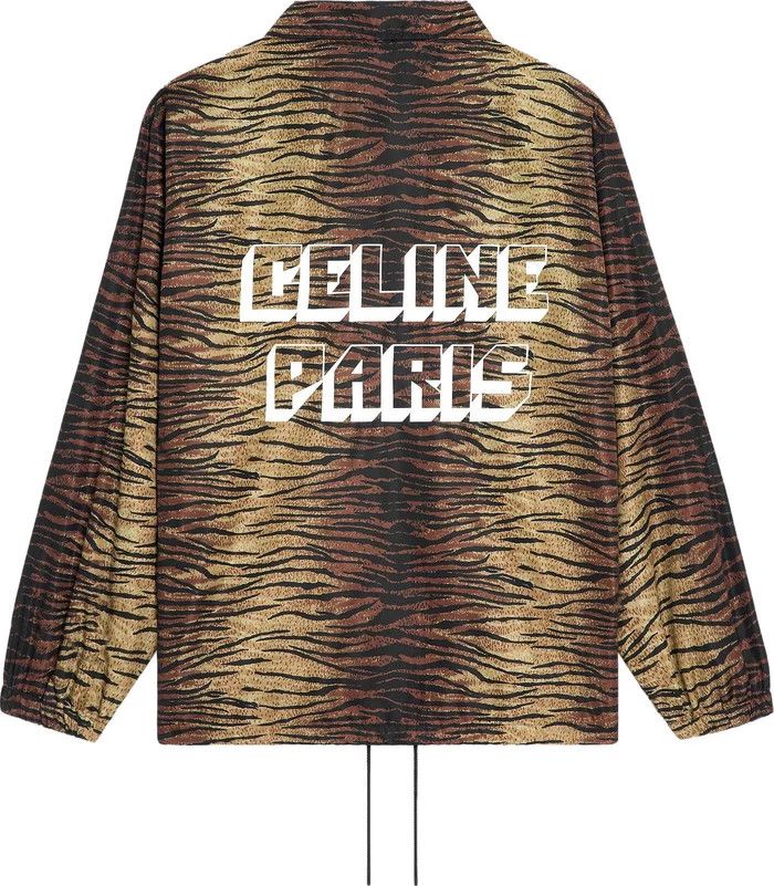 Celine os11x0724 Coach Jacket in Multicolor Size US M / EU 48-50 / 2 - 2 Thumbnail