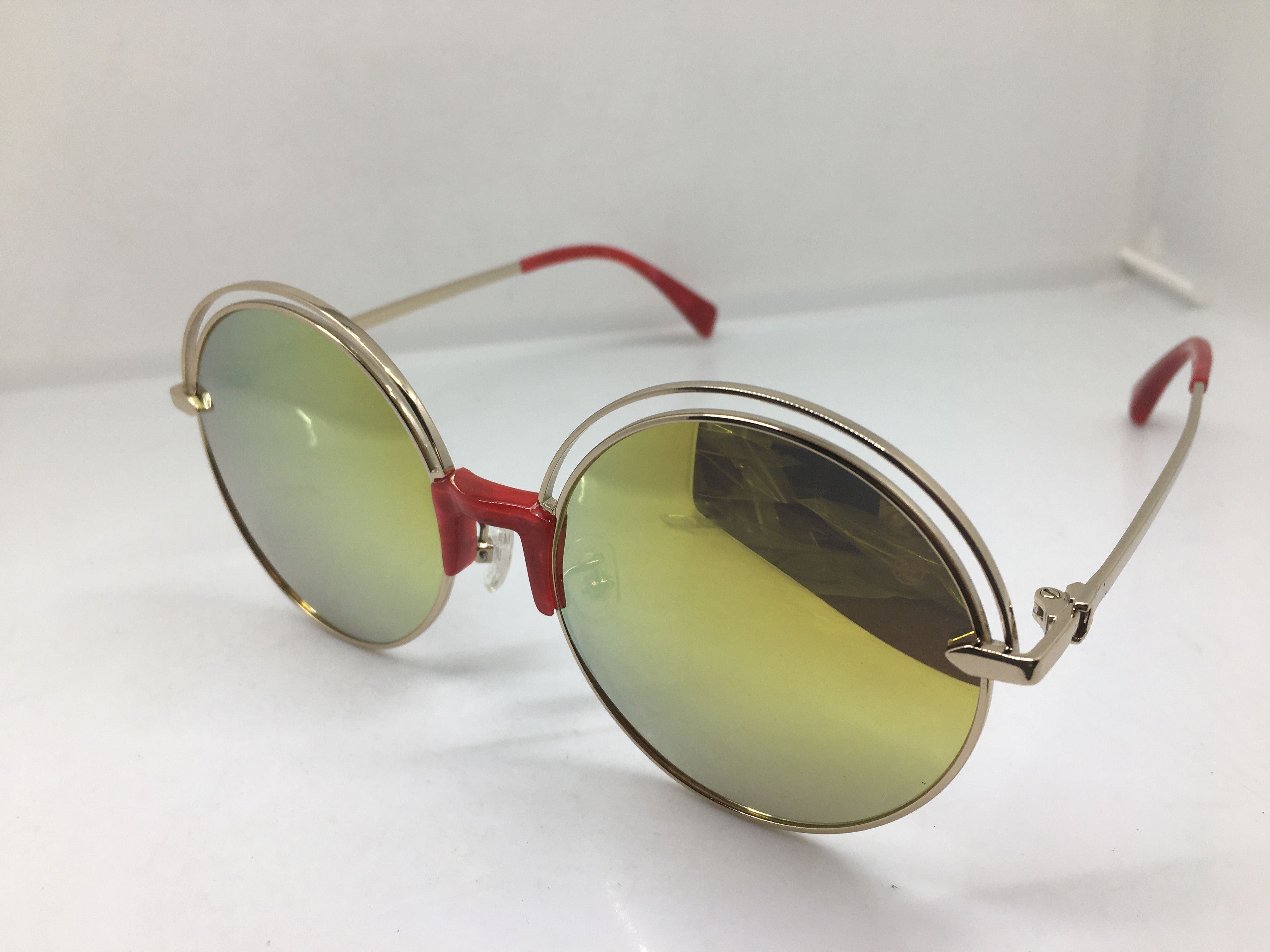 Other Gold Round Sunglasses Frame PIN UP GIRL Size ONE SIZE - 3 Thumbnail