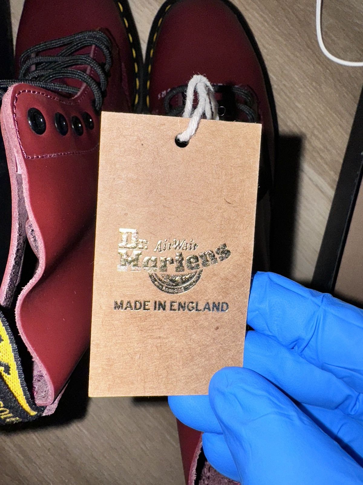 Dr. Martens × Undercover × Vintage Dr. Martens x Undercover 1460 boot Cherry Red Size US 10.5 / EU 43-44 - 13 Thumbnail