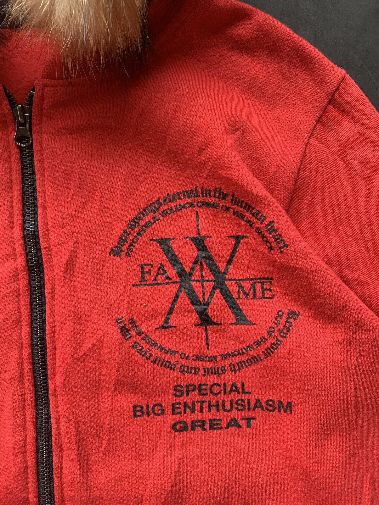 If Six Was Nine 💸BINDINGOFFER💸furhoodie FAME studded japan goa kmrii styled Size US L / EU 52-54 / 3 - 6 Thumbnail