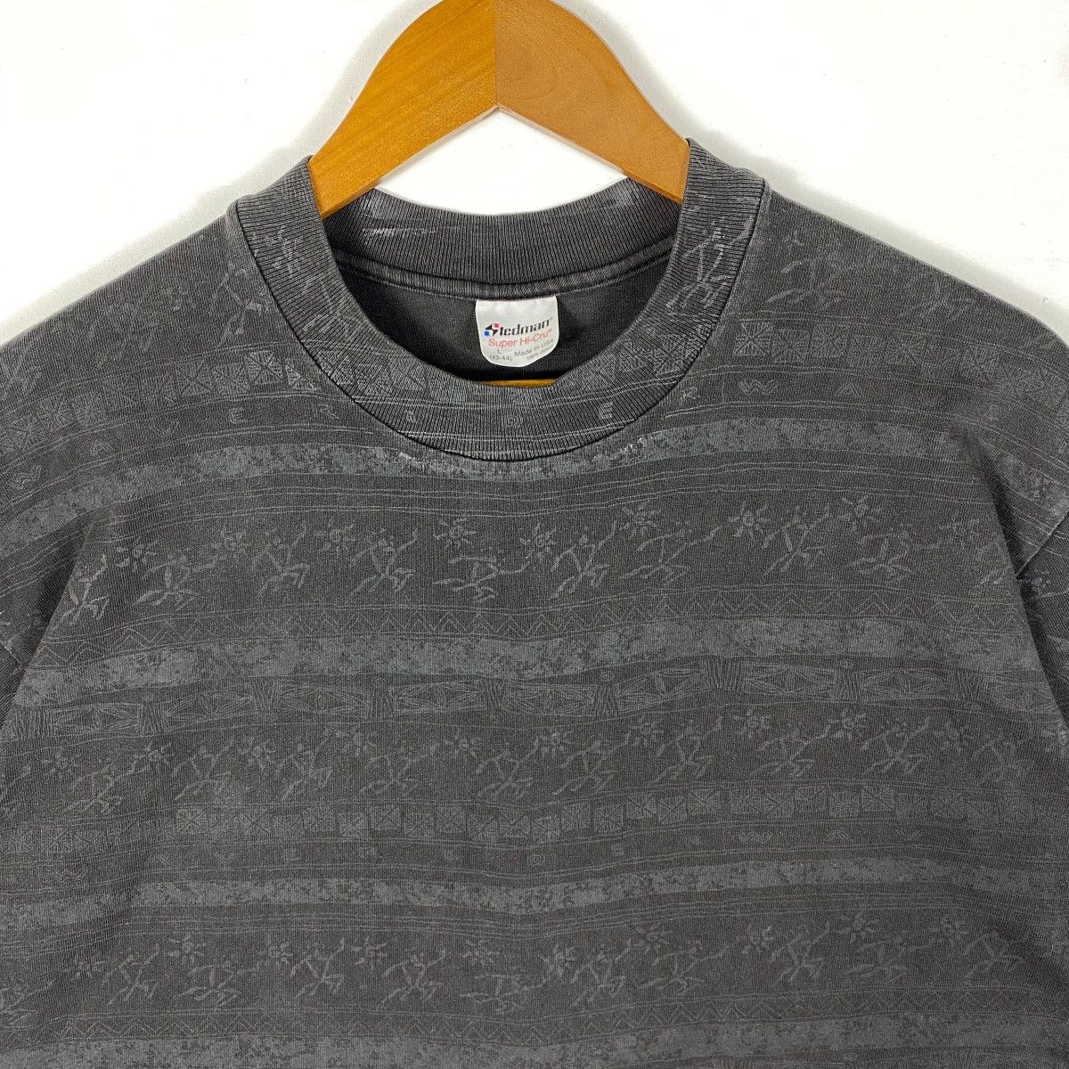 Aztech Mountain × Vintage Vintage 80's AZTEC TRIBAL NAVAJO Design Tee Shirt Large Size Size US L / EU 52-54 / 3 - 4 Thumbnail