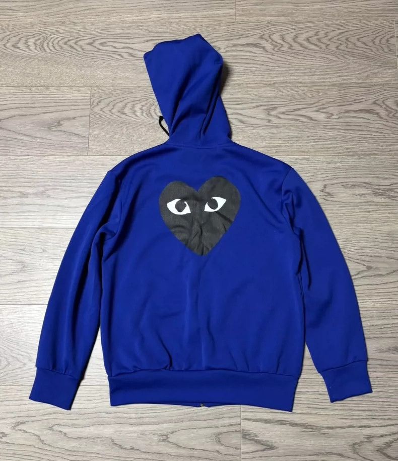 Comme des Garcons Comme Des Garcons Blue hooded sweatshirt 2504-Nextarrow Size US M / EU 48-50 / 2 - 4 Thumbnail