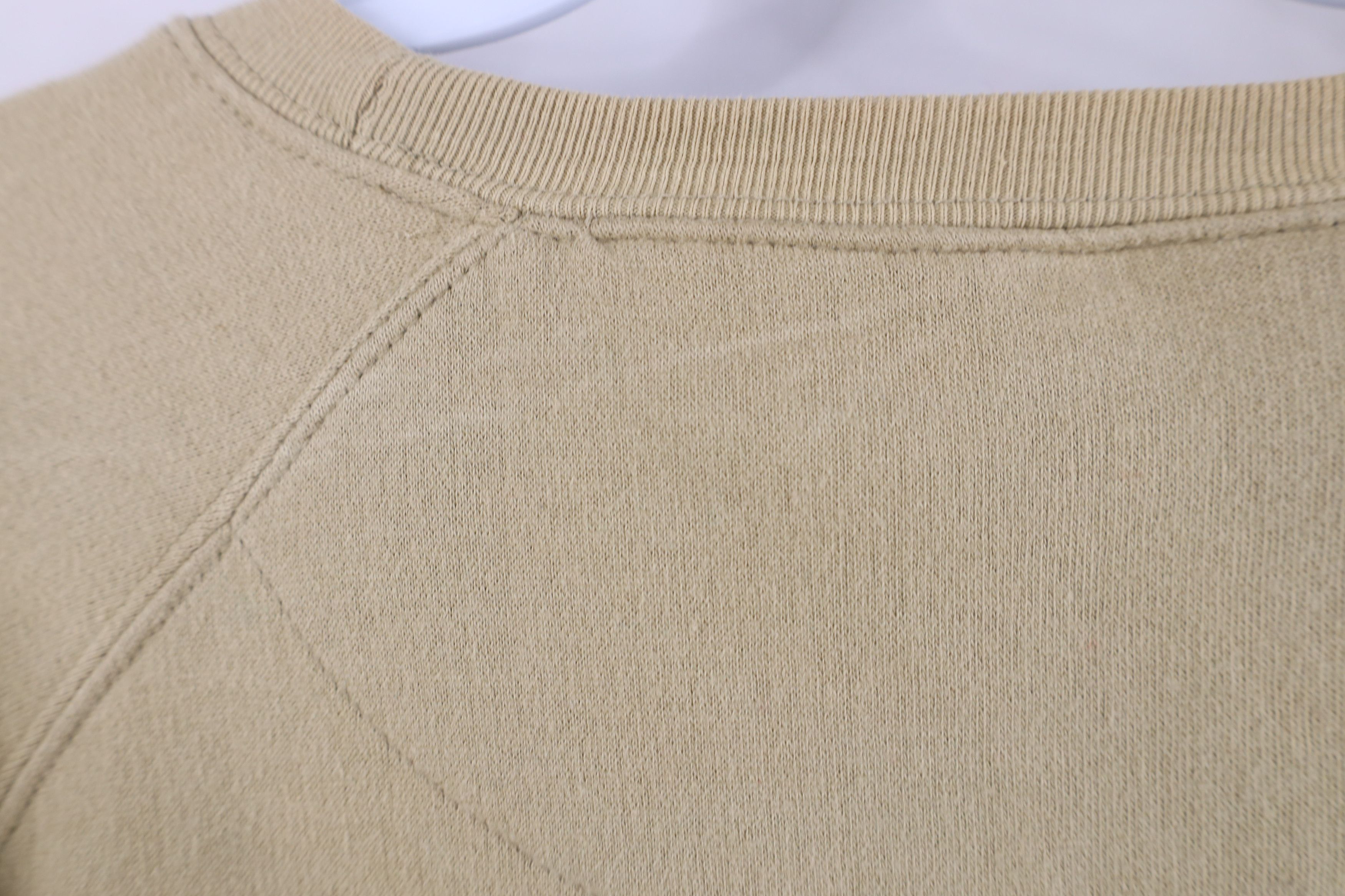 Vintage × Woolrich Woolen Mills Vintage 90s Woolrich Faded Blank Crewneck Sweatshirt Beige Size US M / EU 48-50 / 2 - 8 Thumbnail