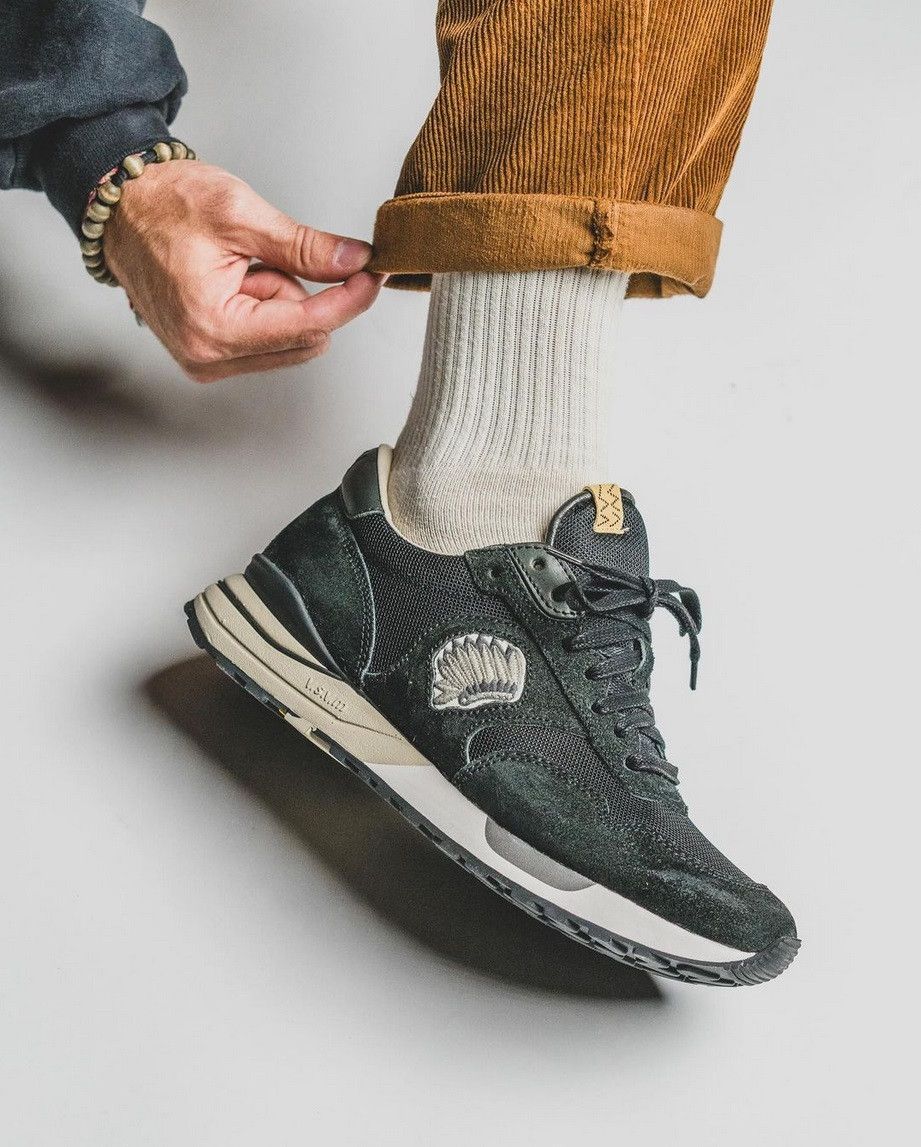 Visvim Visvim Roland Jogger Sneakers - Black Suede Size US 8 / EU 41 - 1 Thumbnail