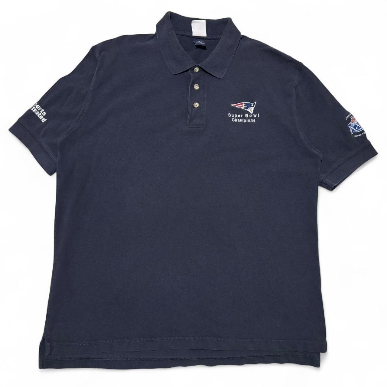 NFL 2005 NFL Super Bowl Champions New England Patriots Navy Polo Size US L / EU 52-54 / 3 - 1 Thumbnail
