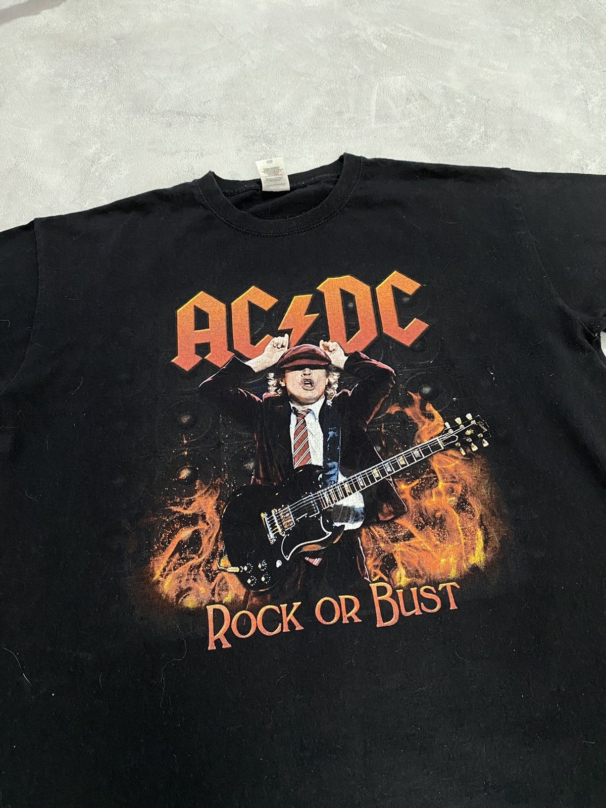 AC/DC 🖤 Tour T Shirt Tee AC/DC Higway To Europe Size US L / EU 52-54 / 3 - 3 Thumbnail