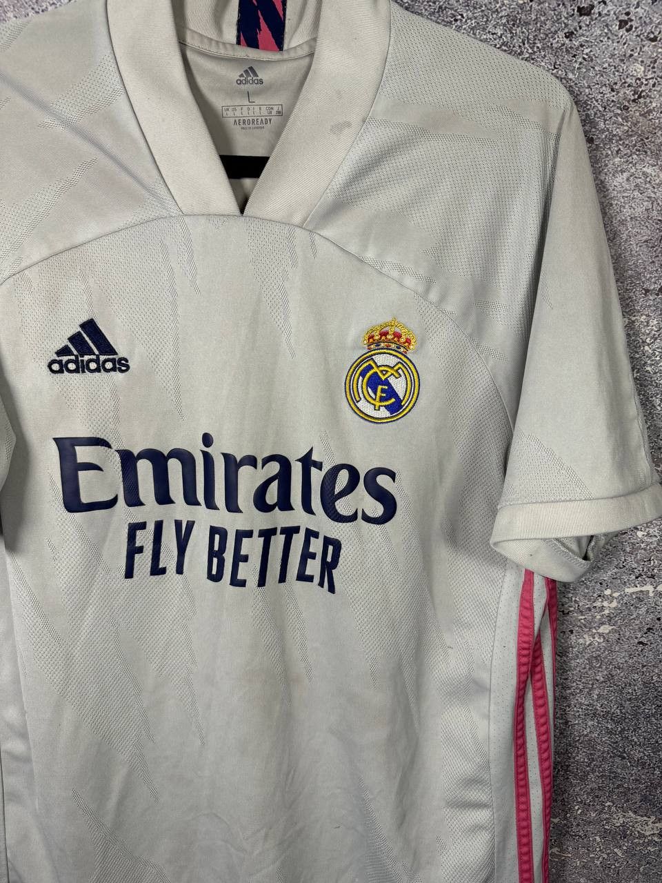 Adidas Vintage Real Madrid 2020/21 Adidas Soccer Jersey L sz Size US L / EU 52-54 / 3 - 4 Thumbnail