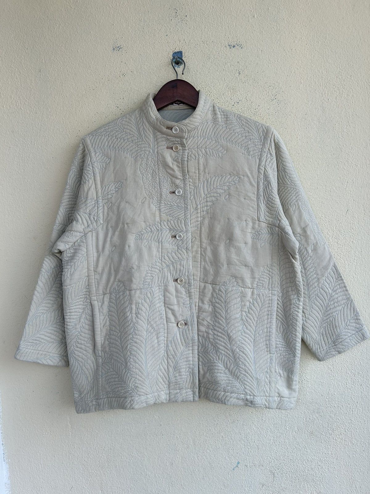 Issey Miyake Mandarin Colar Button Ups Jacket Size US M / EU 48-50 / 2 - 1 Thumbnail