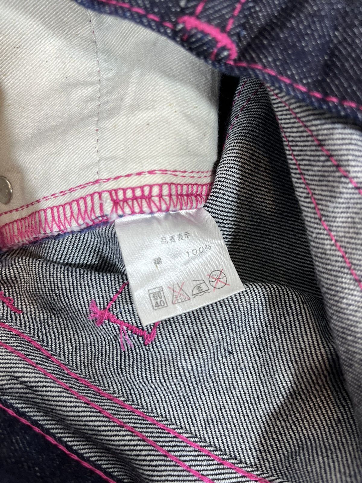 atmos Atmos Girl Pink Stitch Indigo Denim Size US 30 / EU 46 - 11 Thumbnail