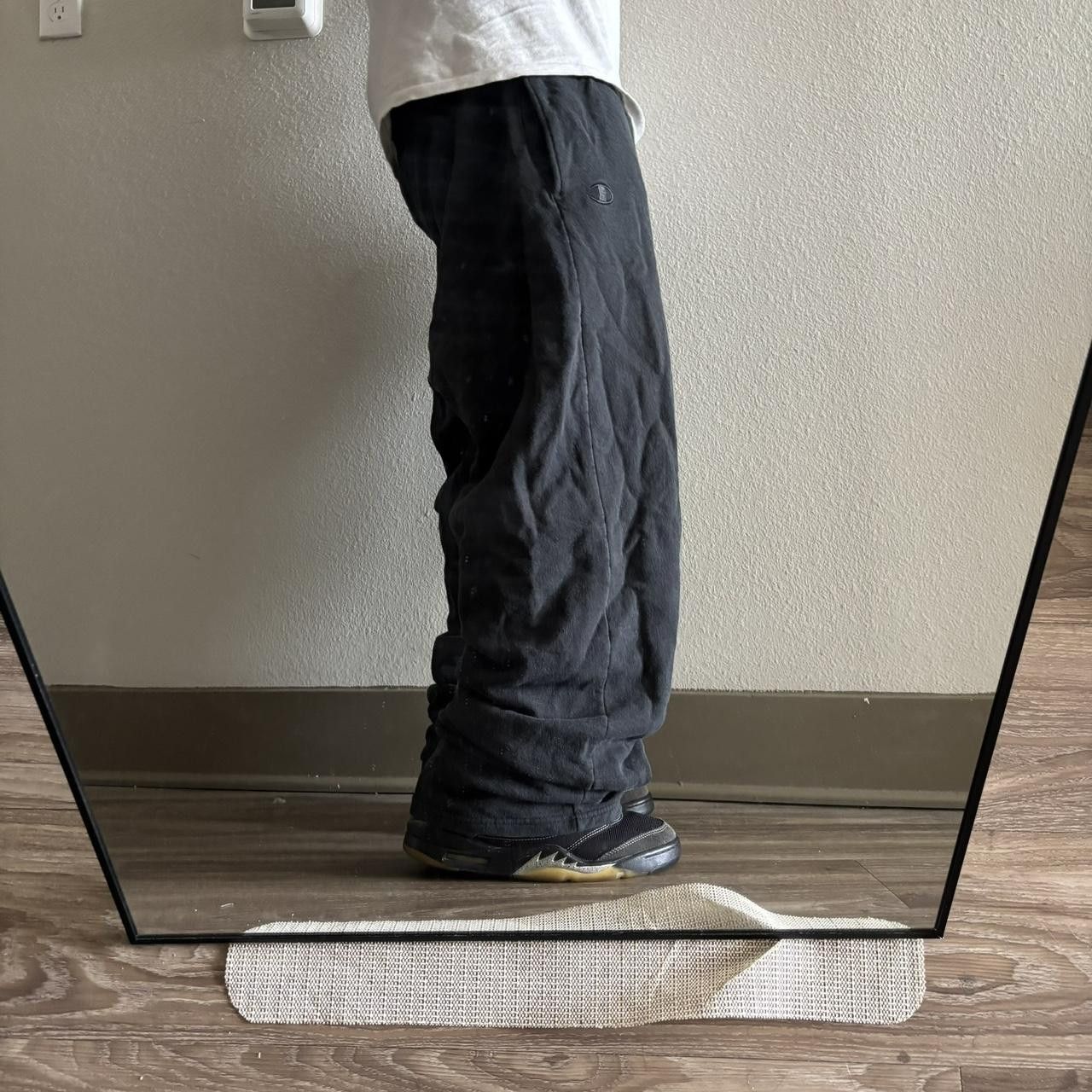 Vintage Crazy Vintage Y2K/2000s Baggy Black Streetwear Essential Sweatpants! Fits L Size US 36 / EU 52 - 2 Thumbnail