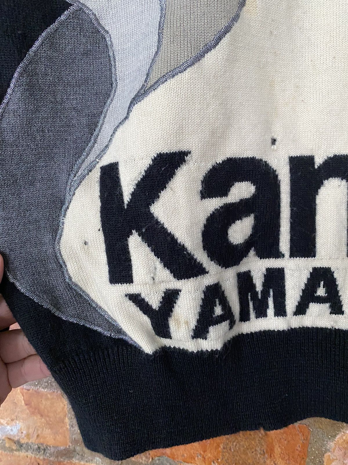 Kansai Yamamoto 1990s iconic Kansai Yamamoto David bowie eye knit Size US L / EU 52-54 / 3 - 11 Thumbnail
