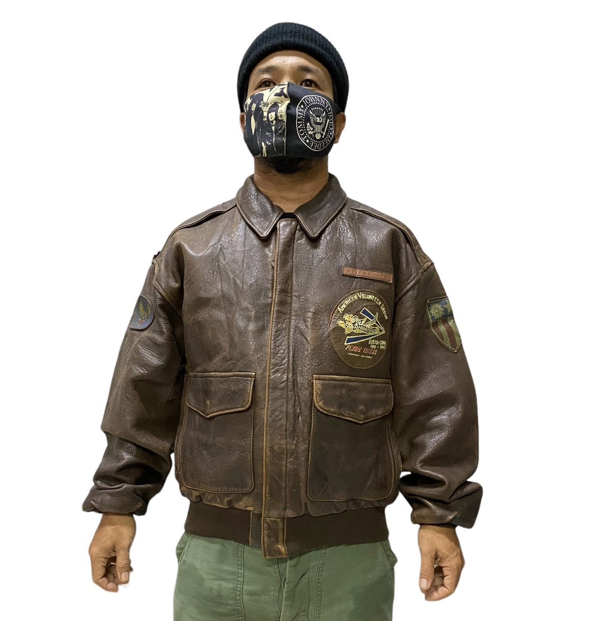 Avirex Type A-2 Avirex Flying Tigers Leather Jackets Size US M / EU 48-50 / 2 - 20 Thumbnail