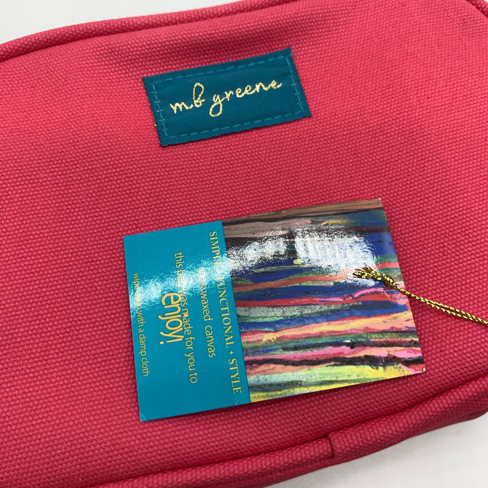Other MB Greene Jewelry Clutch Pink & Blue Purse Size ONE SIZE - 12 Thumbnail