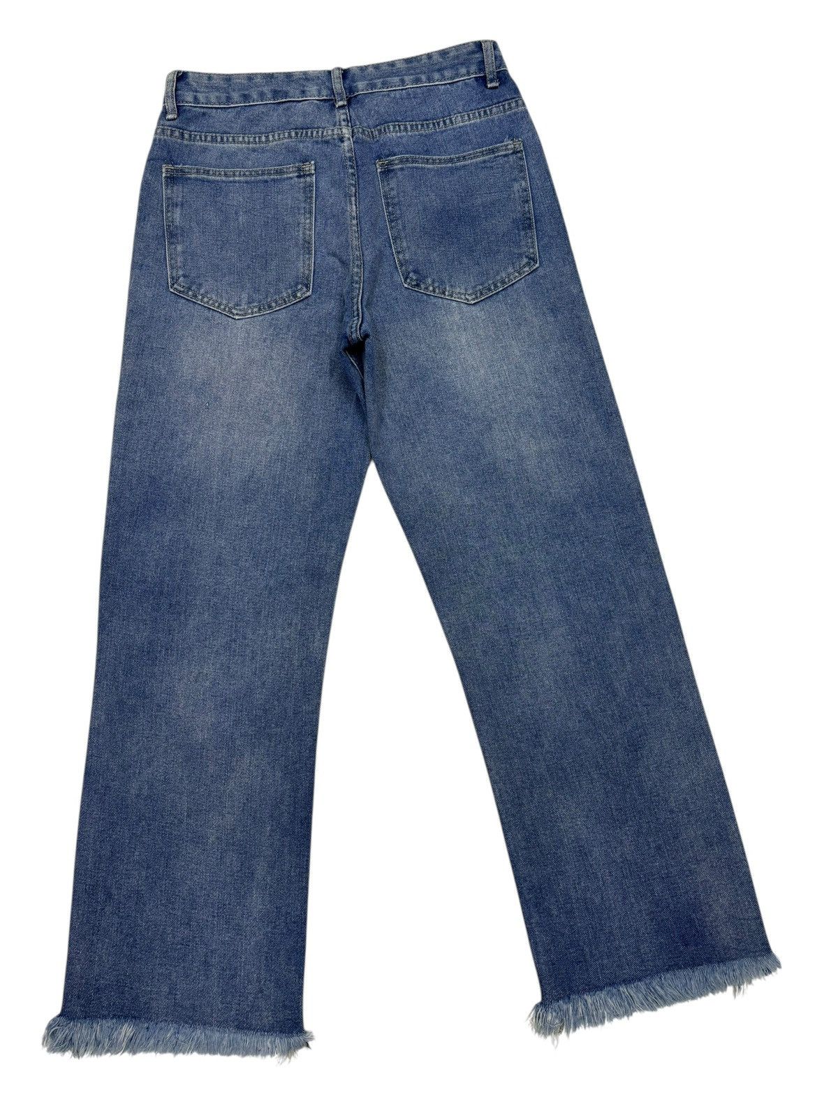 Kapital SHEIN Kapital Patchwork Tapered Leg Distressed Denim Size 30" / US 8 / IT 44 - 4 Thumbnail
