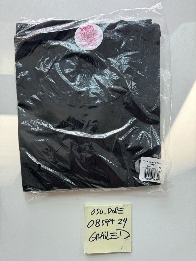 Anti Social Social Club assc your majesty tee (blk) M Size US M / EU 48-50 / 2 - 3 Thumbnail