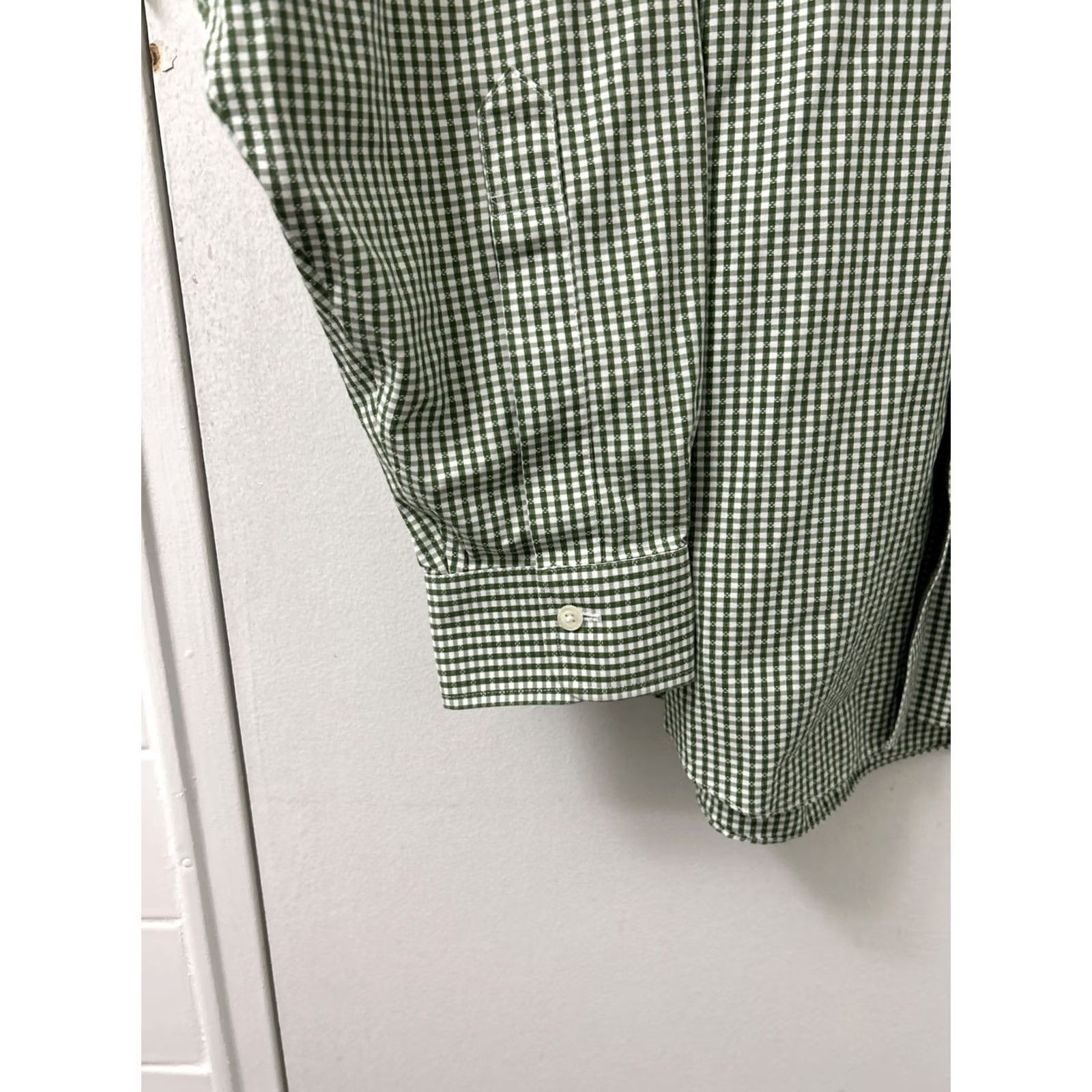 Brooks Brothers Brooks Brothers Original Polo Shirt Mens 16.5 Green Plaid Supima L/S Madison Button Down Collared Non-Iron Pockets Long Sleeve Vintage: No Size US XL / EU 56 / 4 - 6 Thumbnail