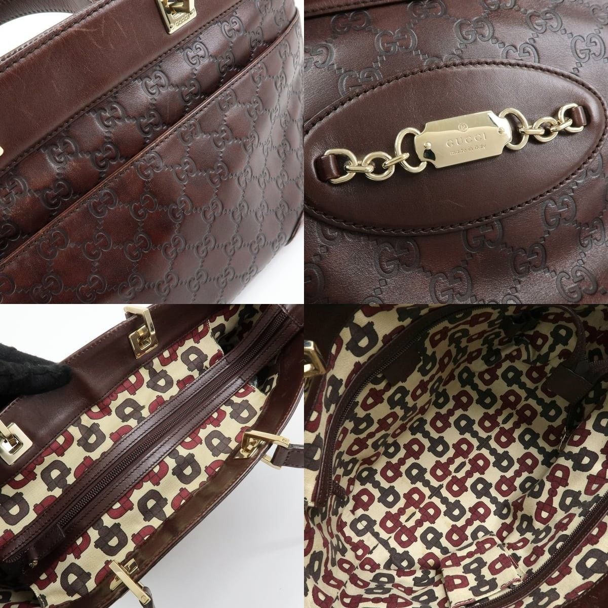 Gucci Gucci Guccissima Leather Tote Brown Size ONE SIZE - 6 Thumbnail