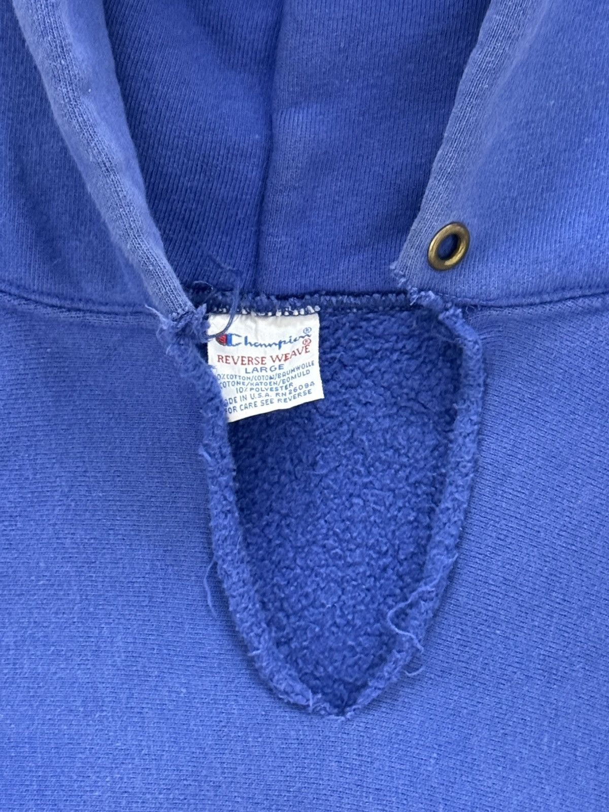 Champion Vintage Champion Reverse Weave Blueberry Blue Hoodie 90s USA Size US L / EU 52-54 / 3 - 4 Thumbnail