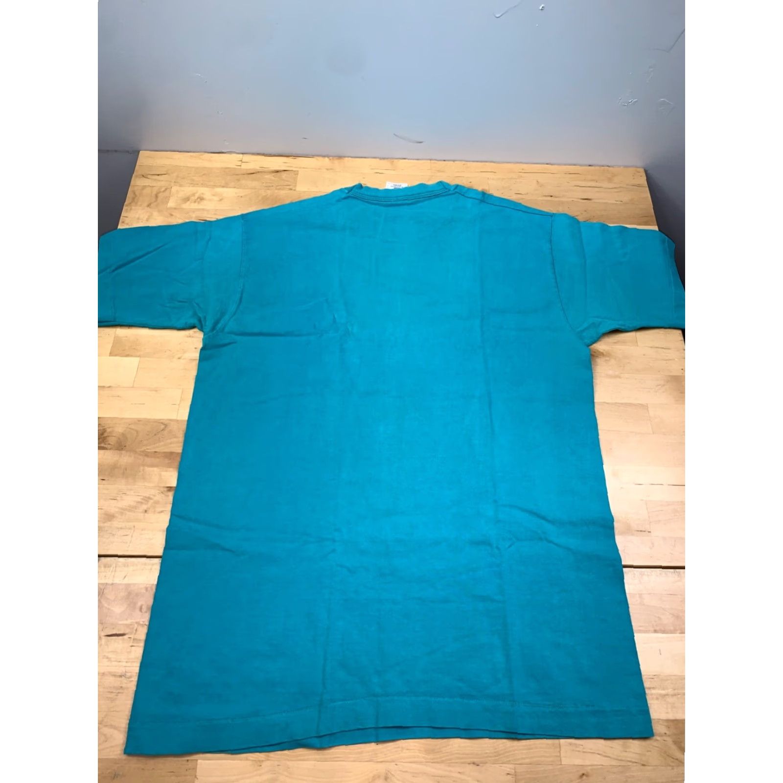 Fruit Of The Loom VINTAGE Fruit of the Loom T-Shirt Mens M Green Sail boats Sailing Single Stitch 9565 Size US M / EU 48-50 / 2 - 7 Thumbnail