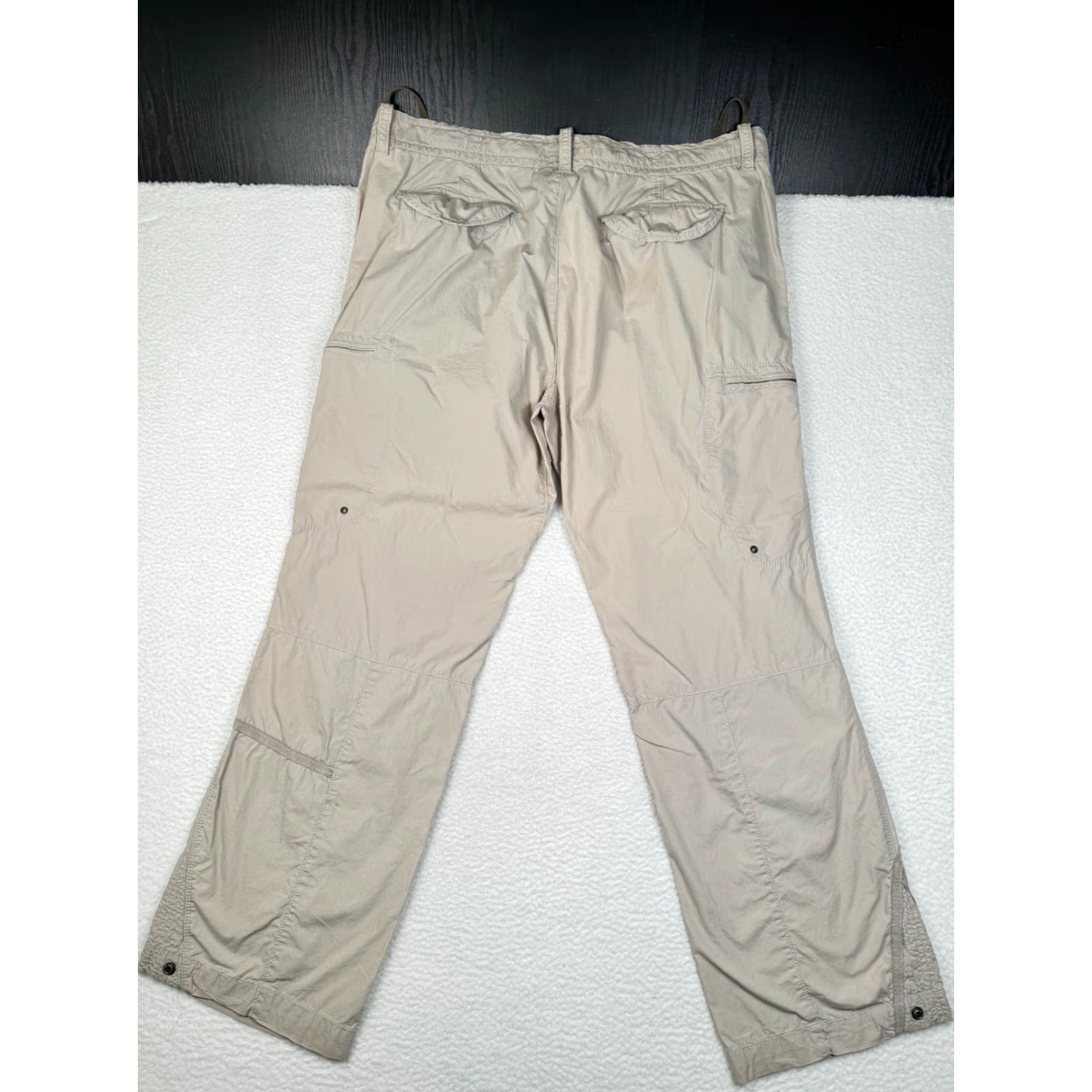Gap VINTAGE Gap Paratrooper Cargo Pants Beige Mens 2XL Fits 42x33 Beige Hiking Size US 39 - 2 Thumbnail