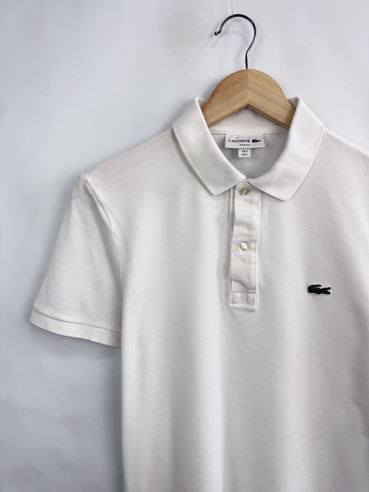 Lacoste 🇫🇷 Lacoste Slim Fit Polo T-Shirt Made in France Rare Retro Size US S / EU 44-46 / 1 - 4 Thumbnail