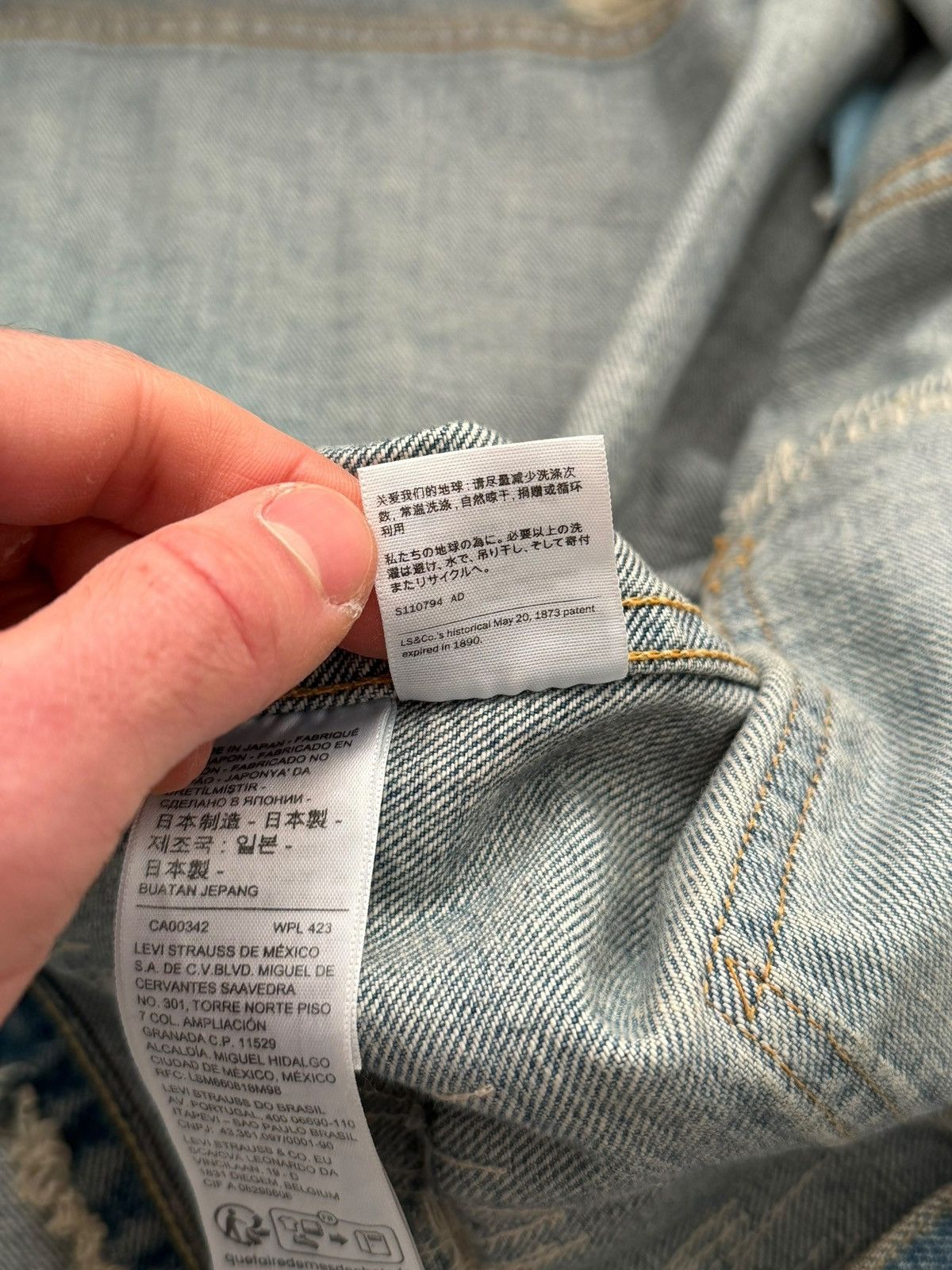 Kenzo × Levi's Kenzo Type II 2 Distressed Destroyed Denim Jacket Size US M / EU 48-50 / 2 - 16 Thumbnail