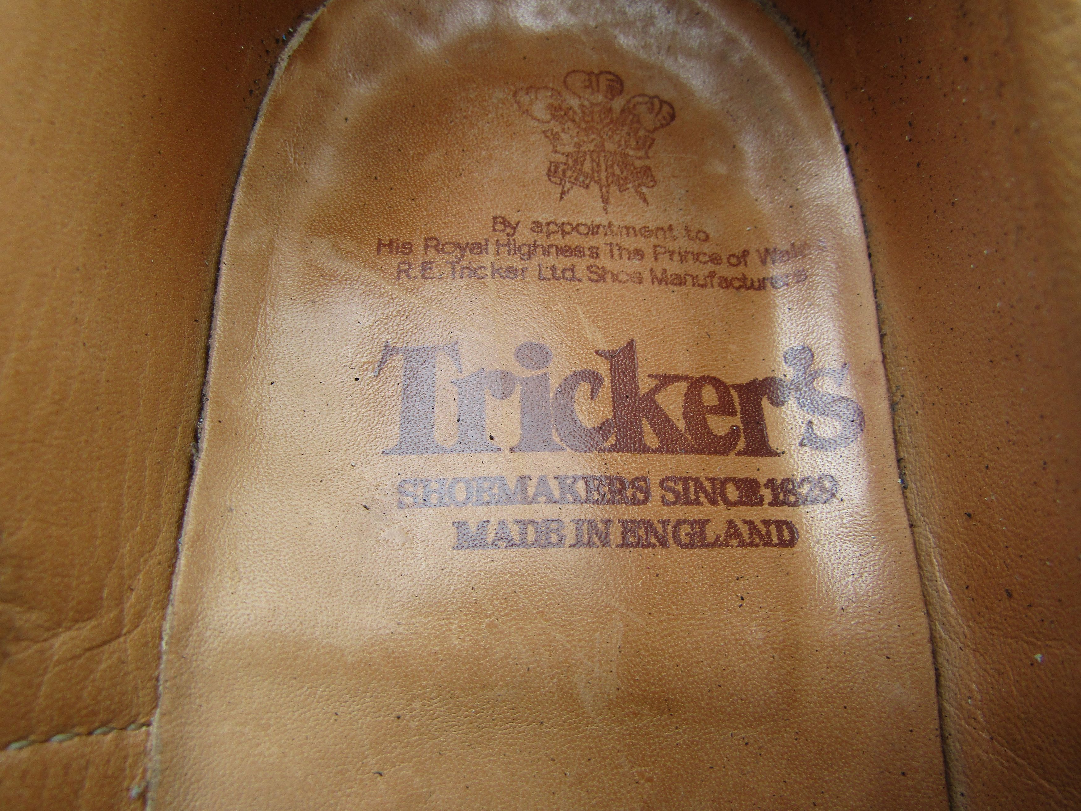 Tricker's Trickers Keswick Black Leather Derby Brogue Size US 9 / EU 42 - 2 Thumbnail